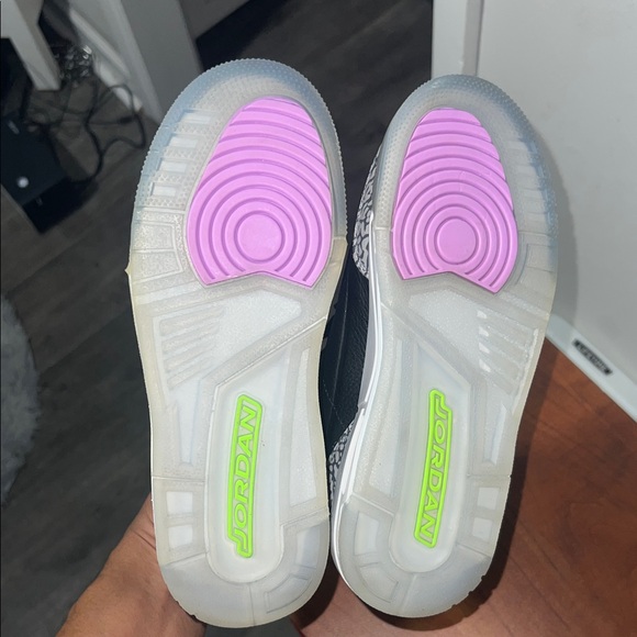 Nike Air Jordan 3 Retro SE GS Electric Green Sneaker size 5.5y-7w dnds  NOBOX - Picture 7 of 8